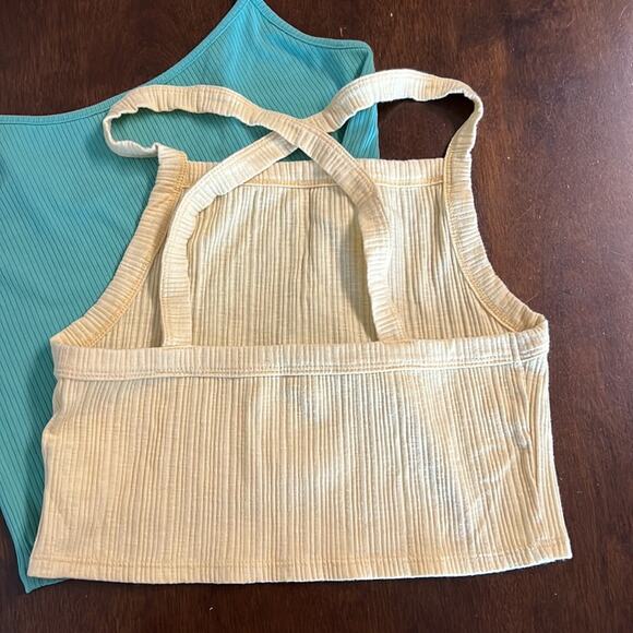 American Eagle Lot 2 Tanks Ribbed Casual Medium - Picture 3 of 8